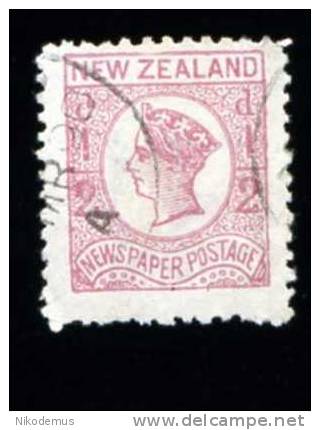 New Zealand  Newspaper Postage Queen Victoria ½ D. 1875 Used - Gebruikt