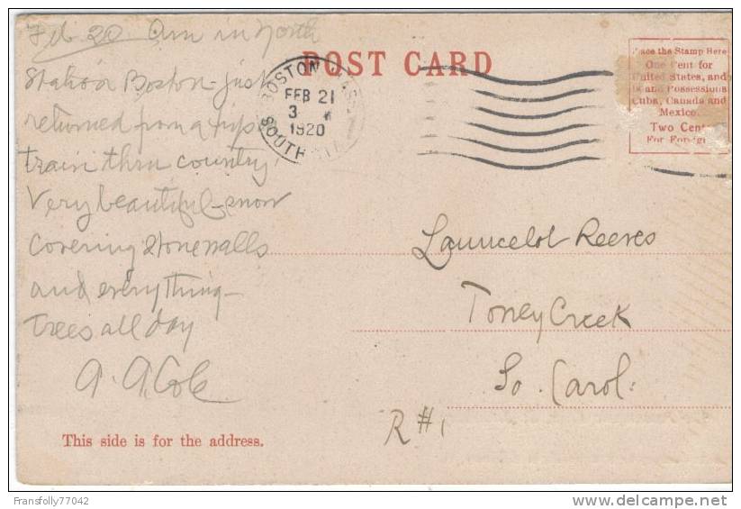 U.S.A. -VERMONT - ST. JOHNSBURY - THE PASSUMPSIC RIVER SCENE - 1920 - Other & Unclassified