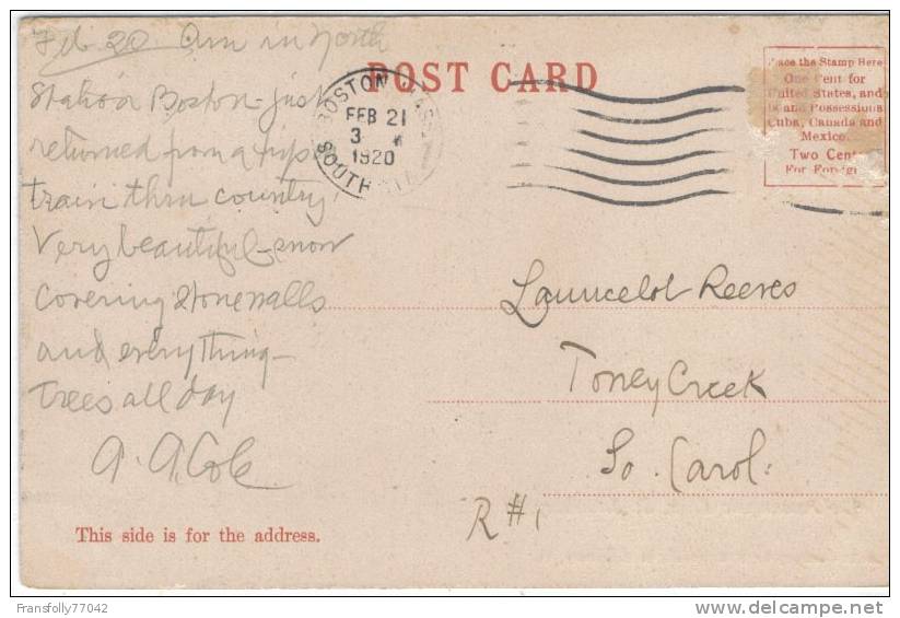 U.S.A. -VERMONT - ST. JOHNSBURY - THE PASSUMPSIC RIVER SCENE - 1920 - Autres & Non Classés