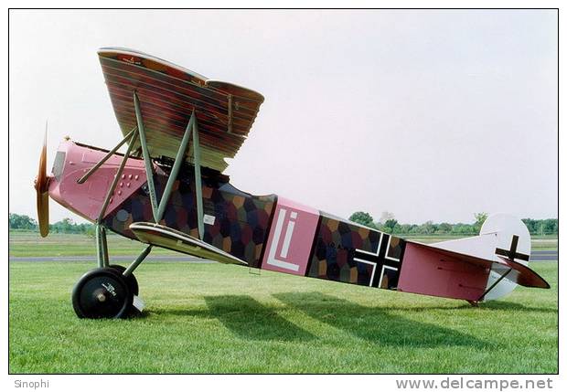 F- Fk 5 ^^  Fokker Plane Aircraft   , ( Postal Stationery , Articles Postaux ) - Cricket