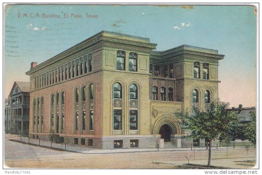 U.S.A. - TEXAS - EL PASO - Y.M.C.A. BUILDING - 1909 - El Paso