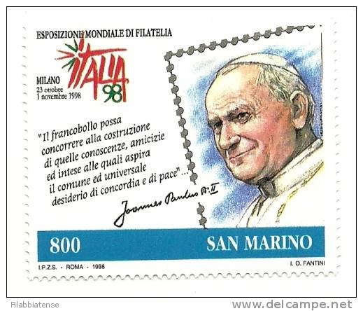 1998 - 1648 Giornata Francobollo ---- - Unused Stamps