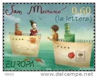 REPUBBLICA DI SAN MARINO - ANNO 2008 - EUROPA ? "La Lettera" - ** MNH - Unused Stamps