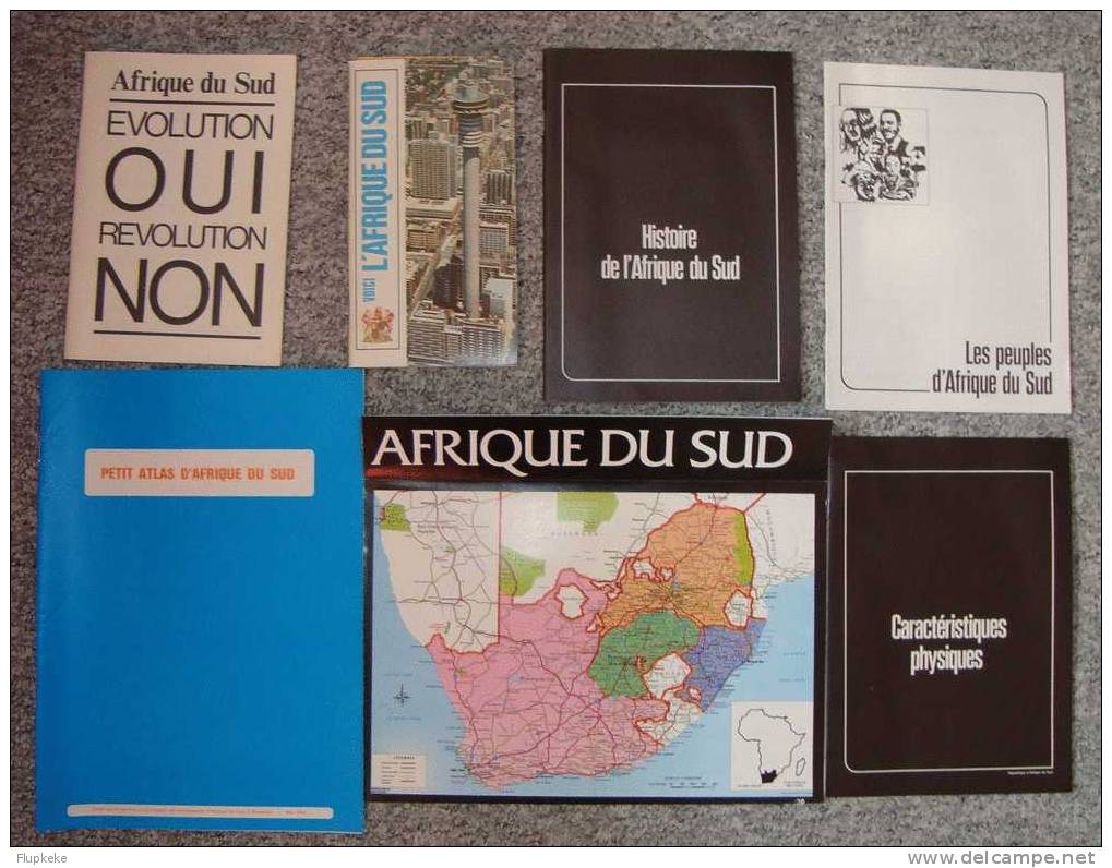 Lot De Documentation Touristique, Historique, Culturelle Sur L`Afrique Du Sud 1977-1978 En Français - Afrique