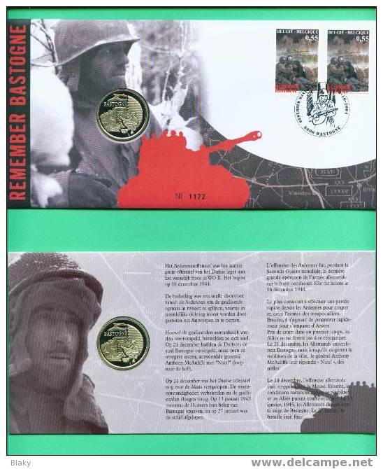 2004   NUMISLETTERS -REMEMBER BASTOGNE      Oblitéré à 6600 BASTOGNE - Numisletter