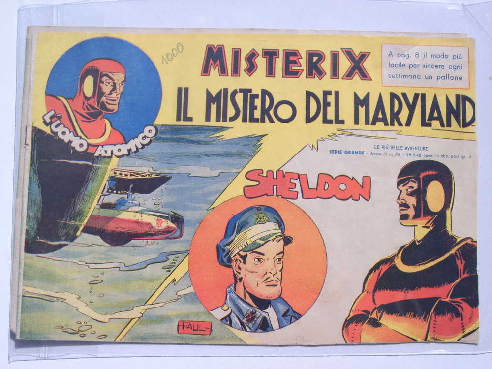 Due Numeri Di MISTERIX Grande Formato. 1948 - Originali - Ottimi - Classici 1930/50