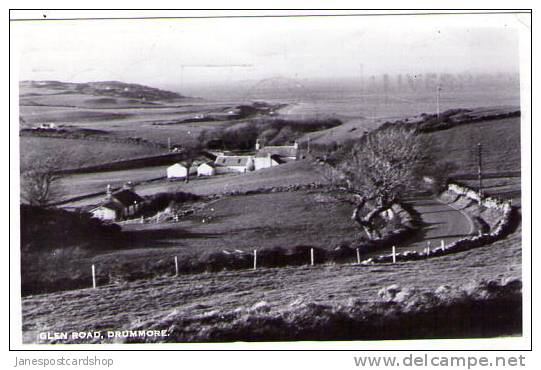 DRUMMORE - Glen Road - Real Photo PCd - WIGTOWNSHIRE - Dumfries & Galloway - SCOTLAND - Wigtownshire