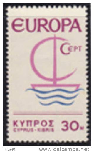 Cipro  1966 Europa 1 Vl  Nuovo - 1966