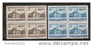 1954 TRIESTE A PATTI LATERANSI QUARTINA MNH ** - 6653 - Ungebraucht