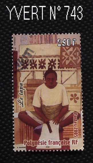 POLYNESIE FRANCAISE TIMBRE OBLITERE YVERT  N° 743   COTE 2.10 - Used Stamps