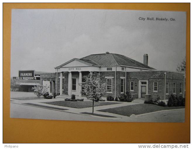 Blakely Ga    City Hall   Farmers Warehouse - Other & Unclassified