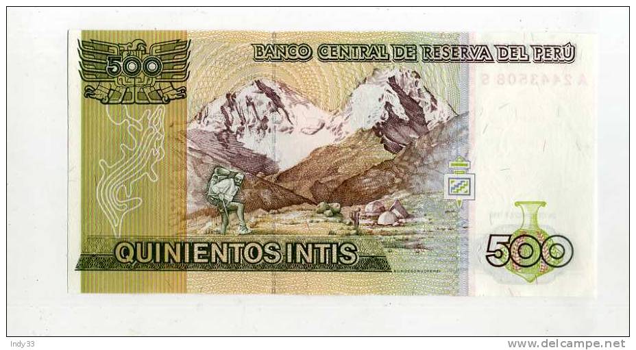 - PEROU . 500 I. 1987 - Peru