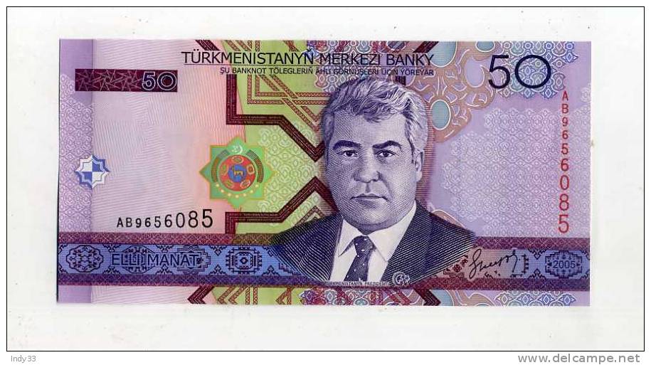 - TURKMENISTAN . 50 M.  2005 - Turkmenistán