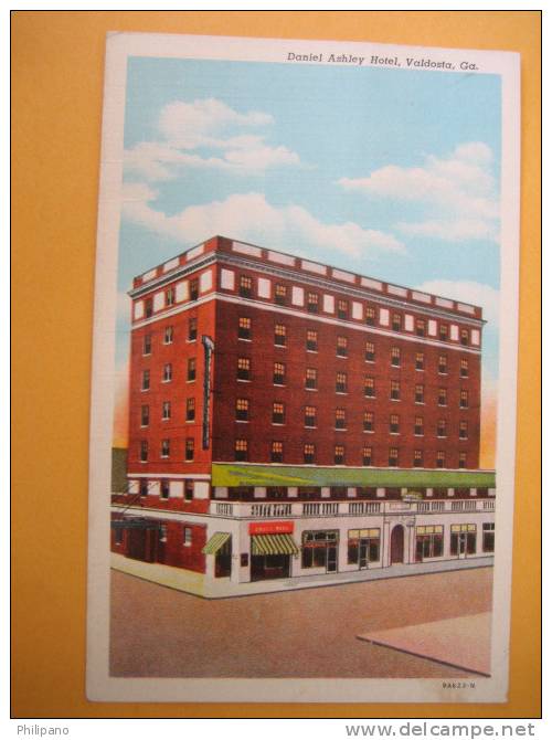 Valdosta Ga--  Daniel Ashley Hotel   1945 Cancel - Andere & Zonder Classificatie