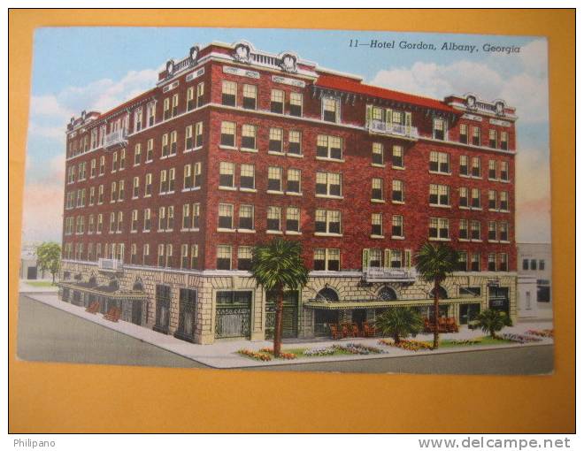Albany Ga  Hotel Gordon   1945  Cancel - Albany