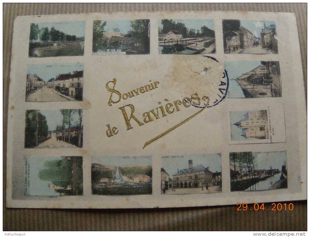 Cpa  Souvenir Ravieres - Saluti Da.../ Gruss Aus...