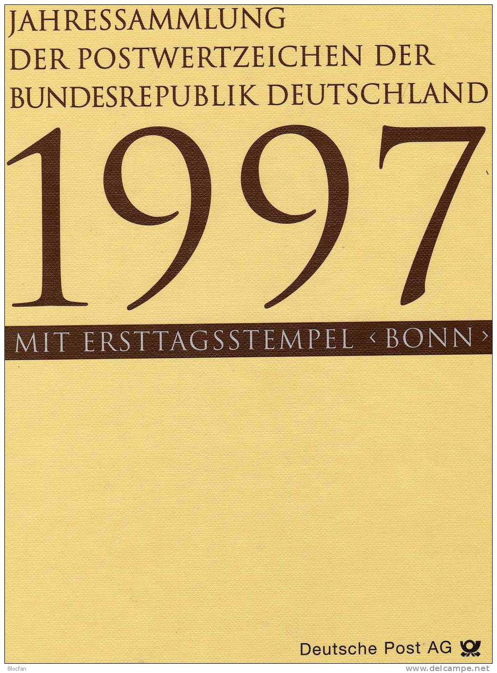 ETB-Jahressammlungen 1996 bis1998 BRD SST 390€ je als Buch komplett