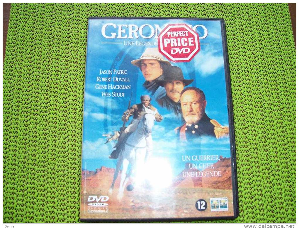 GERONIMO  AVEC JASON PATRIC + ROBERT DUVAL + GENE HACKMAN ET WES STUDI - Western