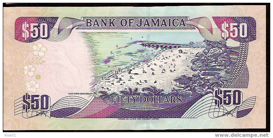 50 Dollars  "JAMAIQUE"   15 Janvier 2004 UNC   Bc 57 - Jamaica