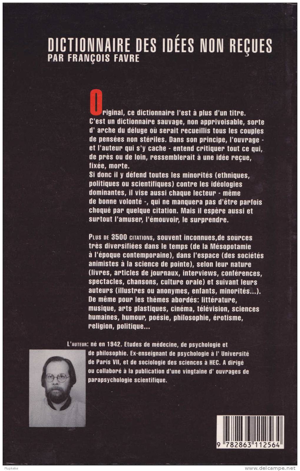 Dictionnaire Des Idées Non Reçues François Favre Pierre Bordas Et Fils 1994 - Diccionarios