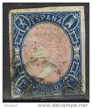 España Num 70, 12 Cuartos S/d Isabel II º - Used Stamps