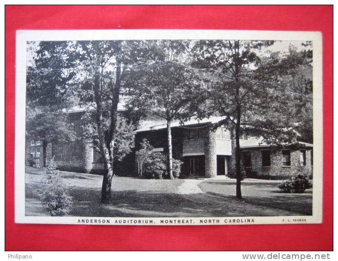 Montreat NC-- Anderson Auditorium - Other & Unclassified