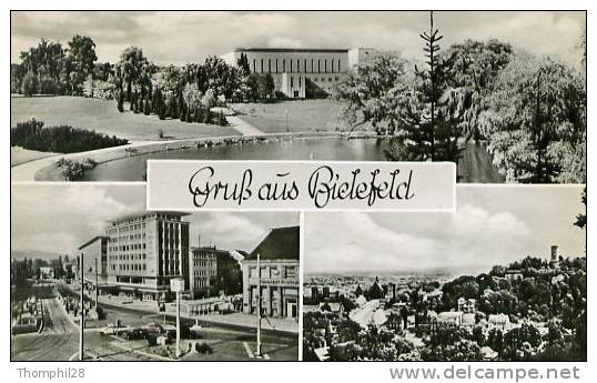 Gruss Aus BIELEFELD - Carte Multivues Petit Format - 2 Scans - Bielefeld