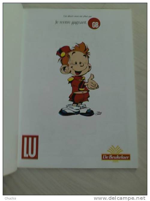 Le Petit Spirou Dis Bonjour à La Dame BD Publicitaire Biscuit Lu De Beukelaer Offert Par GB - Petit Spirou, Le