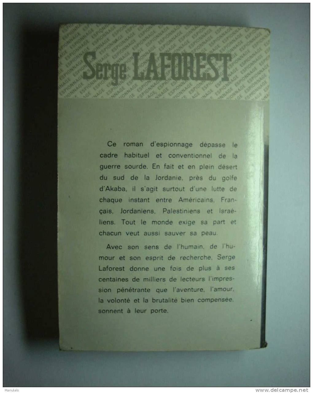 Livre - éditions Fleuve Noir De Serge Laforest - "traquenard Pour Gaunce " - N°853 - Fleuve Noir