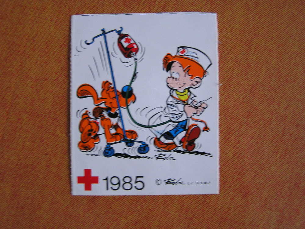 BOULE Et  BILL  N° 5 Autocollant   Stickers  Croix-rouge 1985 Roba - Autocolantes