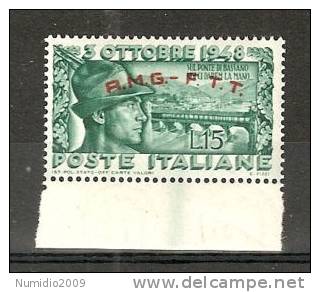 1948 TRIESTE A BASSANO VARIETà MNH ** - VR6752 - Neufs