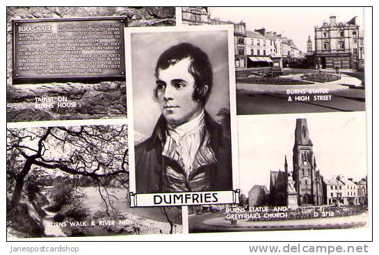 Multi-View PCd - DUMFRIES - REAL PHOTO - Dumfriesshire - Dumfrieth & Galloway -SCOTLAND - Dumfriesshire