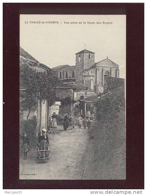 La Chaize Le Vicomte Vue Prise De La Route Des Noyers   édit.juillet , Animùée - La Chaize Le Vicomte