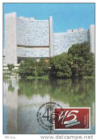 1186 - ONU Vienne 1990 - Cartoline Maximum