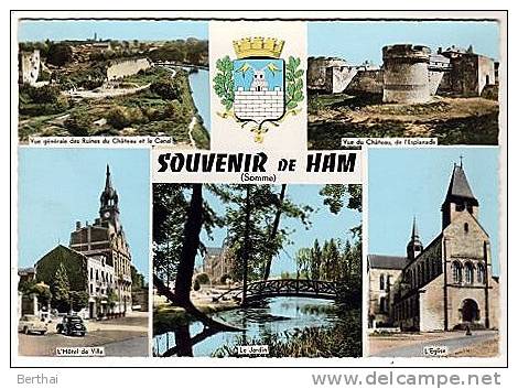 CPM 80 Souvenir De HAM - Multivues - Ham