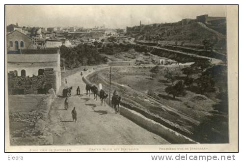 Jerusalem ; Premiere Vue De La Ville - Palestine