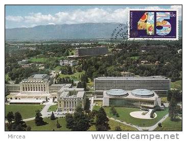 1315 - ONU Geneve 1990 - Cartes-maximum