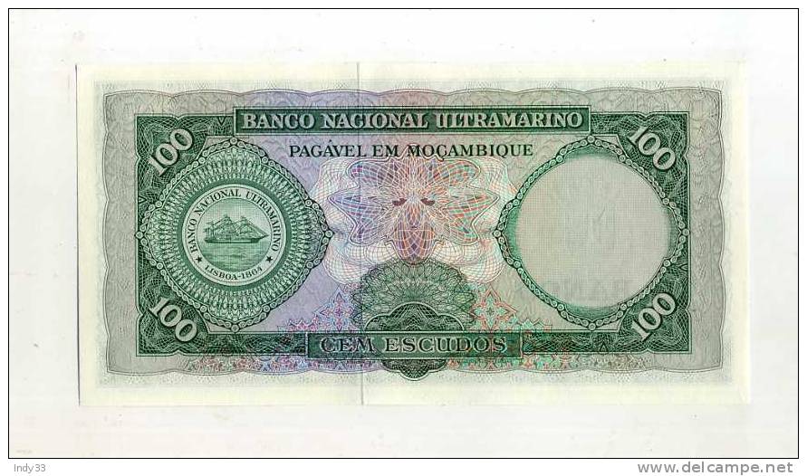 - MOZAMBIQUE . 100 ESC. 1961 - Moçambique