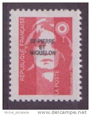 SAINT-PIERE-ET-MIQUELON N° 578** NEUF AVEC CHARNIERE  MARIANNE DU BICENTENAIRE - Andere & Zonder Classificatie