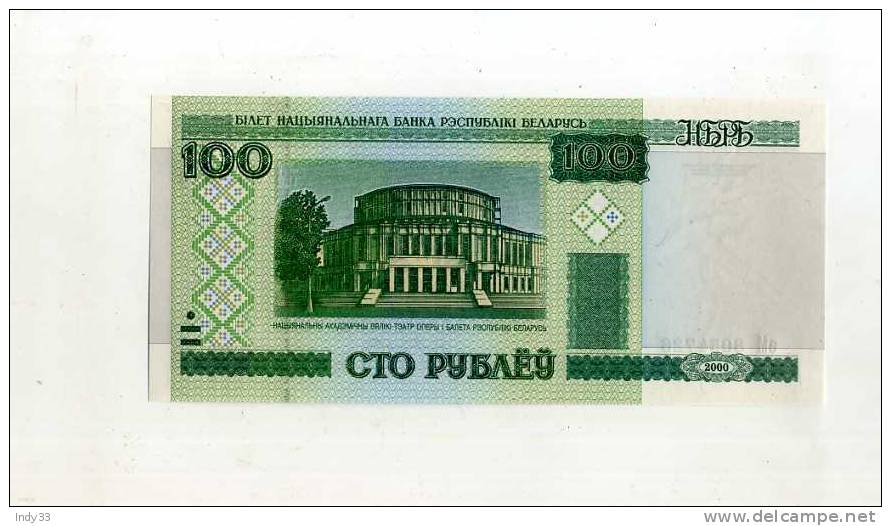 - BELARUS . 100 R. . 2000 - Belarus