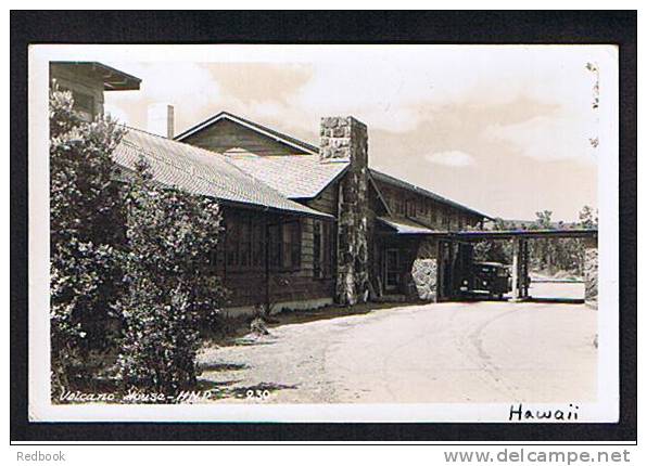 Real Photo Postcard Volcano House Hawaii U.S.A. - Ref 542 - Big Island Of Hawaii