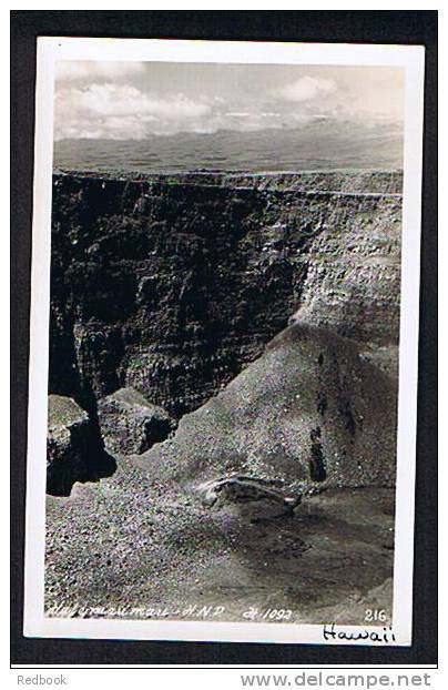 Real Photo Postcard Hale Mau Mau Volcano Hawaii U.S.A. - Ref 542 - Hawaï