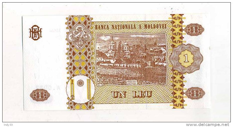 - BILLET MOLDAVIE . 1 L. 1994 - Moldavia