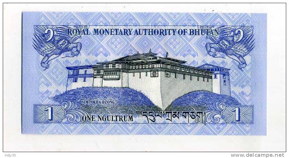 - BILLET BHOUTAN . 1 NG.  2006 - Bhutan