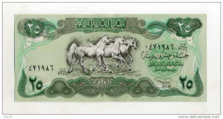 - BILLET IRAQ . 25 D. - Irak