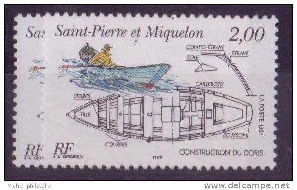 SAINT-PIERRE-ET-MIQUELON N°645** NEUF SANS CHARNIERE  LE DORIS - Autres & Non Classés