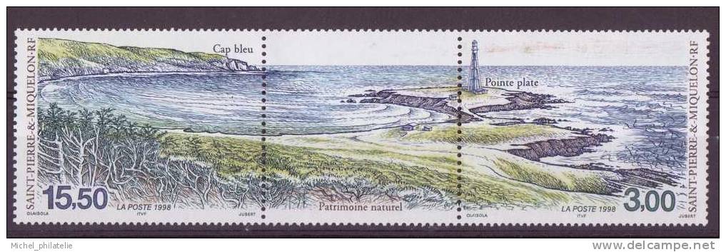 SAINT-PIERRE-ET-MIQUELON N°681/82** NEUF SANS CHARNIERE  CAP BLEU - Autres & Non Classés