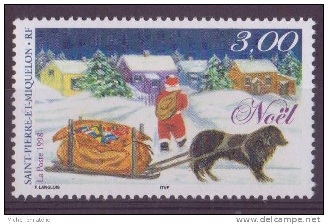 SAINT-PIERRE-ET-MIQUELON N°685** NEUF SANS CHARNIERE  NOEL - Altri & Non Classificati