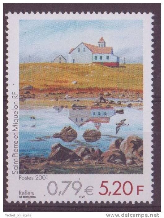 SAINT-PIERRE-ET-MIQUELON N°743** NEUF SANS CHARNIERE  EXPRESSION ARTISTIQUE - Autres & Non Classés