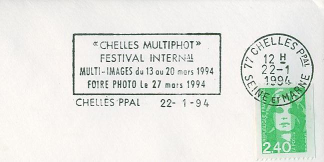 SD0918 MULTIPHOT Festival Multi Images Foire Photo  Flamme CHELLES PPAL 77 1994 - Photography
